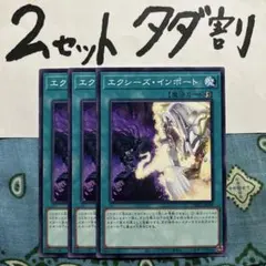 遊戯王 エクシーズインポート 3枚セット 2セットタダ割☆ギム Ca4def