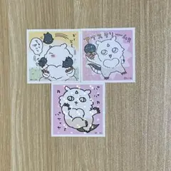 【24時間以内発送】ちいかわ あのこスクエアシール3枚セット