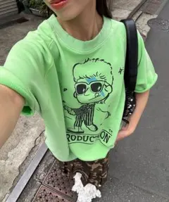 Ciaopanic ショートスリーブラグランスウェット