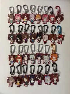 ウマ娘　私服ラバーストラップ　30個