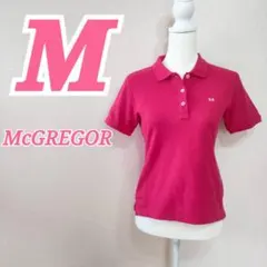 McGREGOR 半袖ポロシャツ ピンク Mサイズ　カジュアルコーデ　スポーツのサムネイル