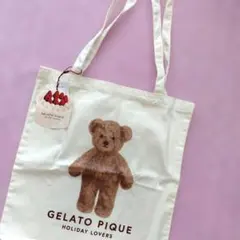 GELATO PIQUE ホリデーラバーズ　ベア トートバッグ　新品タグ付きのサムネイル