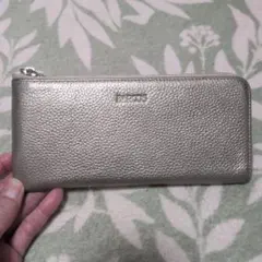 バルコス 薄型長財布 ゴールド