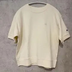 Champion クリーム色 半袖Mサイズ　アイボリー　スウェット素材　裏毛