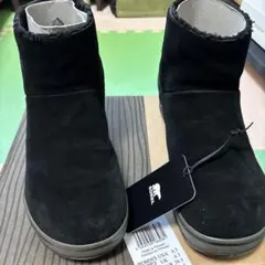 ☆25.5㎝☆SOREL ソレル スエード ショートボアブーツ スノーブーツ 黒