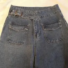 BEEP デニム ジーパン ジーンズ ハイウエスト ミディアムブルー サイズL