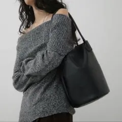 Aunt Marie's アウトポケットバケツトートバッグ