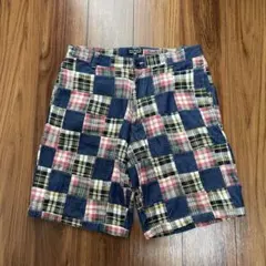 90s 00s ポロジーンズ デニム パッチワーク ショーツ 34 ハーフパンツのサムネイル