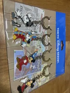 東京ディズニーリゾート ミッキーキーホルダー 4個セット
