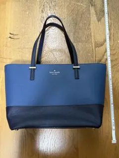 Kete spade トートバッグ マチあり ブルー