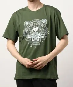 KENZO タイガーロゴ Tシャツ カーキ XLのサムネイル