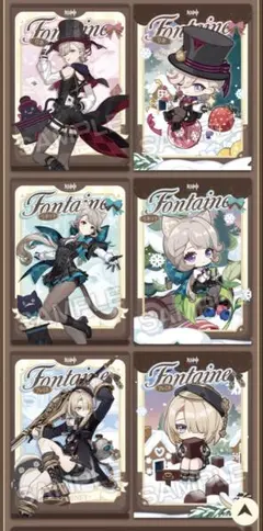 原神 オリジナルクリアファイル 全7種セット