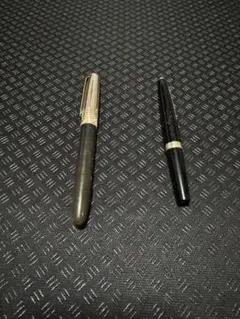 万年筆 2本セット刻印有りR14K万年筆1本 18K万年筆 中古現状品 - メルカリ