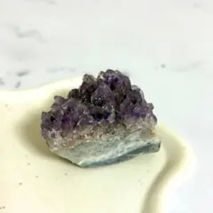 【希少】【レインボー入り】天然石　アメジスト　クラスター　原石　紫水晶　ブラジル