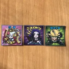 ワンピースマンチョコ RED ウタ　ウソップ　ロビン　3枚セット