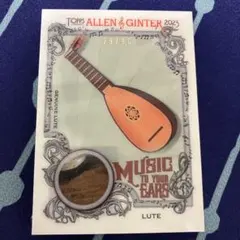 99枚 2023 TOPPS ALLEN GINTER LUTE 楽器