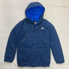 美品　ザノースフェイス　ダウンジャケット　正規品　メンズ　S アウトドア　フード