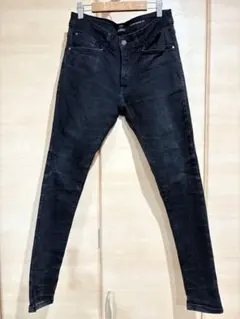 ベルシュカ　スーパースキニーデニムパンツ　ブラックデニム　Mサイズ