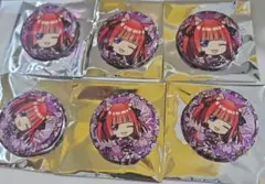 【新品】五等分の花嫁 缶バッチ 百鬼夜行ちびキャラVer. 中野ニ乃 2種