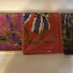 CELINE ハンカチ　③枚セット　セリーヌ