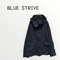 【BLUE STRIVE 】ネイビーマウンテンパーカー　羽織りコットン