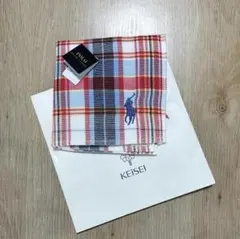【未使用】Polo Ralph Lauren チェック柄ハンカチ
