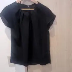 UNTITLED アンタイトル 半袖ブラウス ネイビー サイズ0のサムネイル