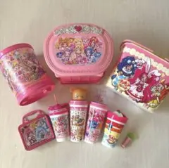 映画プリキュア　タンブラー ドリンクホルダー4個セット　収納ボックス　おまけ付きのサムネイル