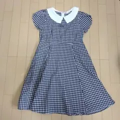 は*ン様 美品　着用数回　ALGY ギンガムチェック 半袖ワンピース