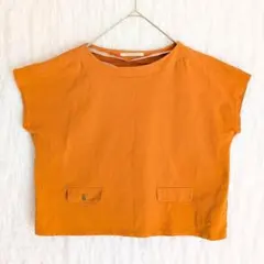 ルカ レディラックルカ カットソー Tシャツ オレンジ 綿100% M 半袖のサムネイル