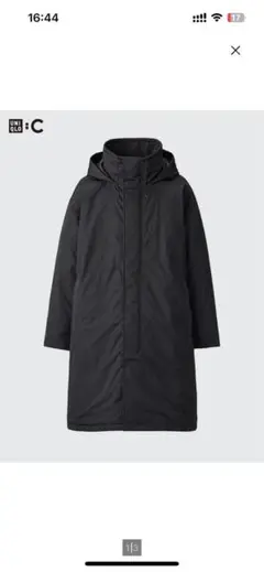 UNIQLO : C　フーデッドコート ユニクロC フーデッドコートSサイズ - メルカリ