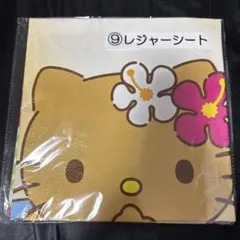 ハローキティ一番くじ レジャーシート 袋付き 日焼けキティ