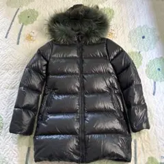 DUVETICA ダウンコート　ラクーンファー　黒系　44