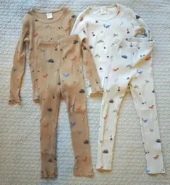 Milkiss 恐竜柄　ユニセックス パジャマセット価格