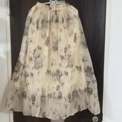 B*Z様 シフォン製ロングスカート LL