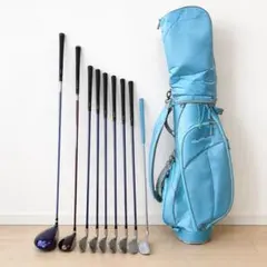 MIZUNO レディースゴルフクラブ10本セット　EURUSバッグ付 初心者向けのサムネイル