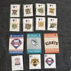 MLB ピンバッジ8個 ステッカー 10枚セット - メルカリ