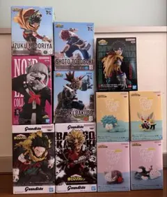 プライズフィギュアまとめ9点セット＋DB40周年ビジュアルボード