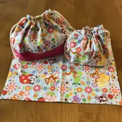 かわいいレトロパンダのお弁当3点セット