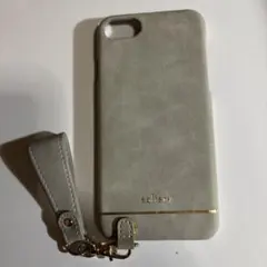 salisty グレー iPhoneケース ストラップ付きのサムネイル