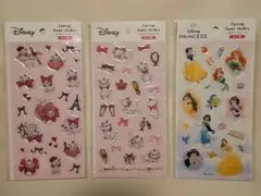 おしゃれキャット、ディズニープリンセス エポキシラメシール 3枚セット