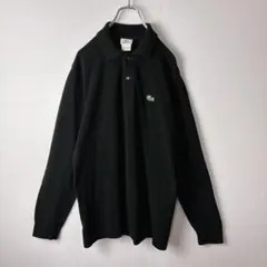 ひ*ー様 LACOSTE 長袖　ポロシャツ　ワニ刺繍　メンズ　古着