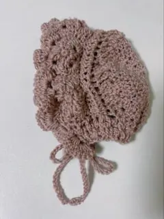 新生児　ベビーボンネット　ハンドメイド　ベビー