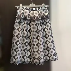 美品◇タエアシダ ロングスカート 花柄 ストライプ - メルカリ