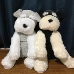 くったり　シュナウザー　BIG ぬいぐるみセットのサムネイル