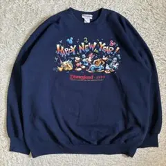 USA製 90s ディズニー カウントダウン1999 スウェット L/XL