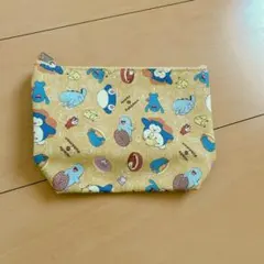 ポケモン　ミスドコラボ　ポーチ　カビゴン　ヌオー