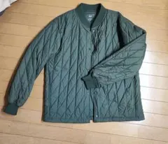 ユニクロ　オリーブグリーン キルティングジャケット