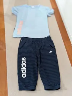 adidas キッズ Tシャツ パンツ セットアップのサムネイル