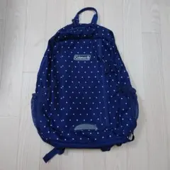 Coleman キッズ バックパック リュック ドット柄 ネイビーのサムネイル